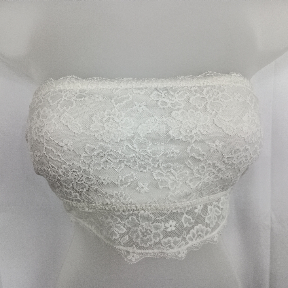 2‎ FOR $30 HOLLISTER White Lace Bandeau (#1,273)